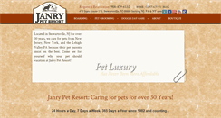 Desktop Screenshot of janrypetresort.com